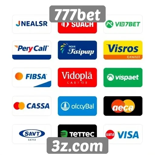 Opções de pagamento oferecidas por 777bet